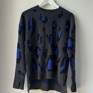 Athleta Blue/Blk/Gray Sweater